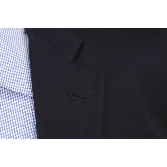 Brooks Brothers Madison Navy Blazer Solid 2-Btn Wool Jacket 45R - Picture 5 of 10